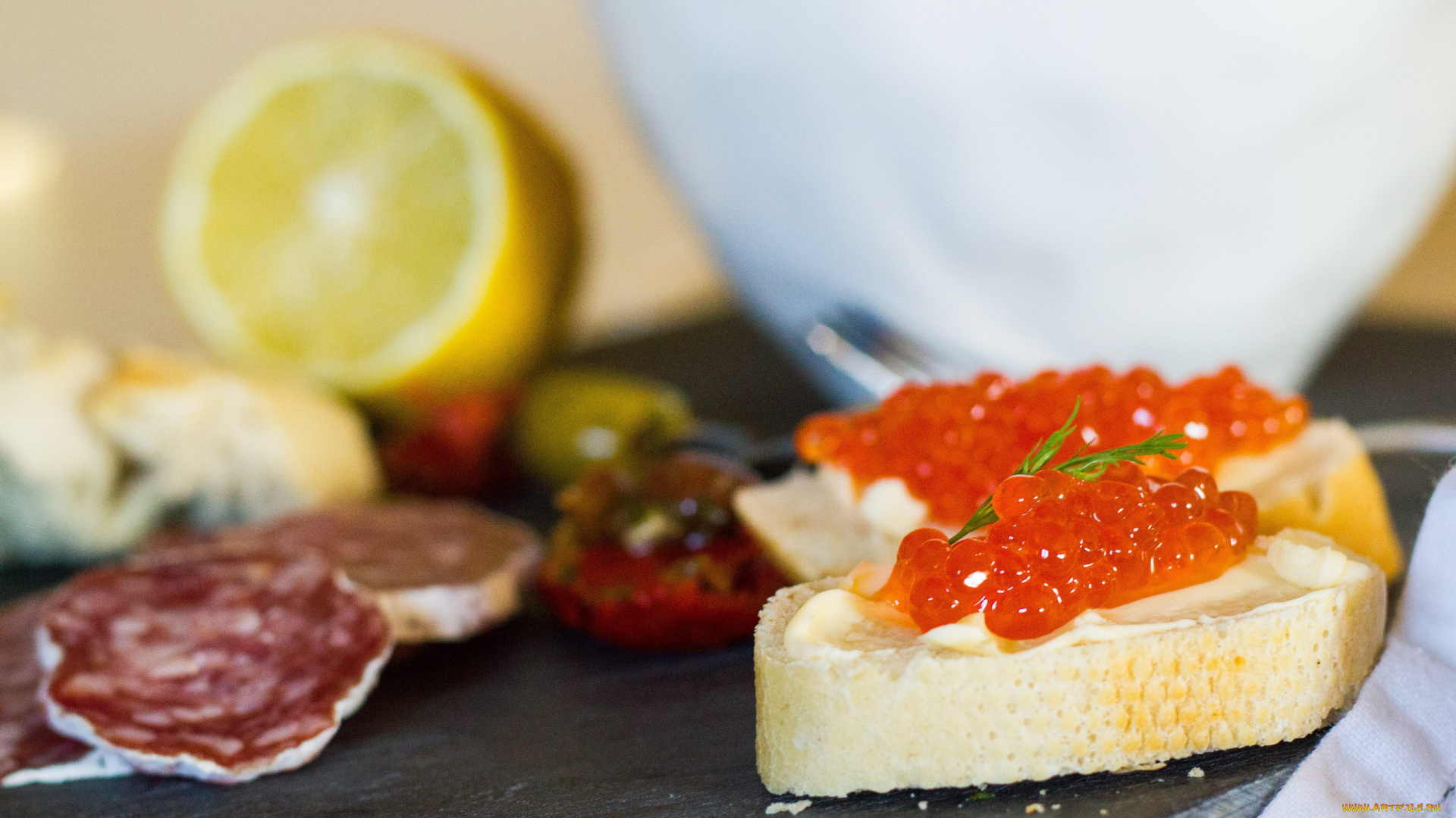 еда, бутерброды, , гамбургеры, , канапе, икра, бутерброд