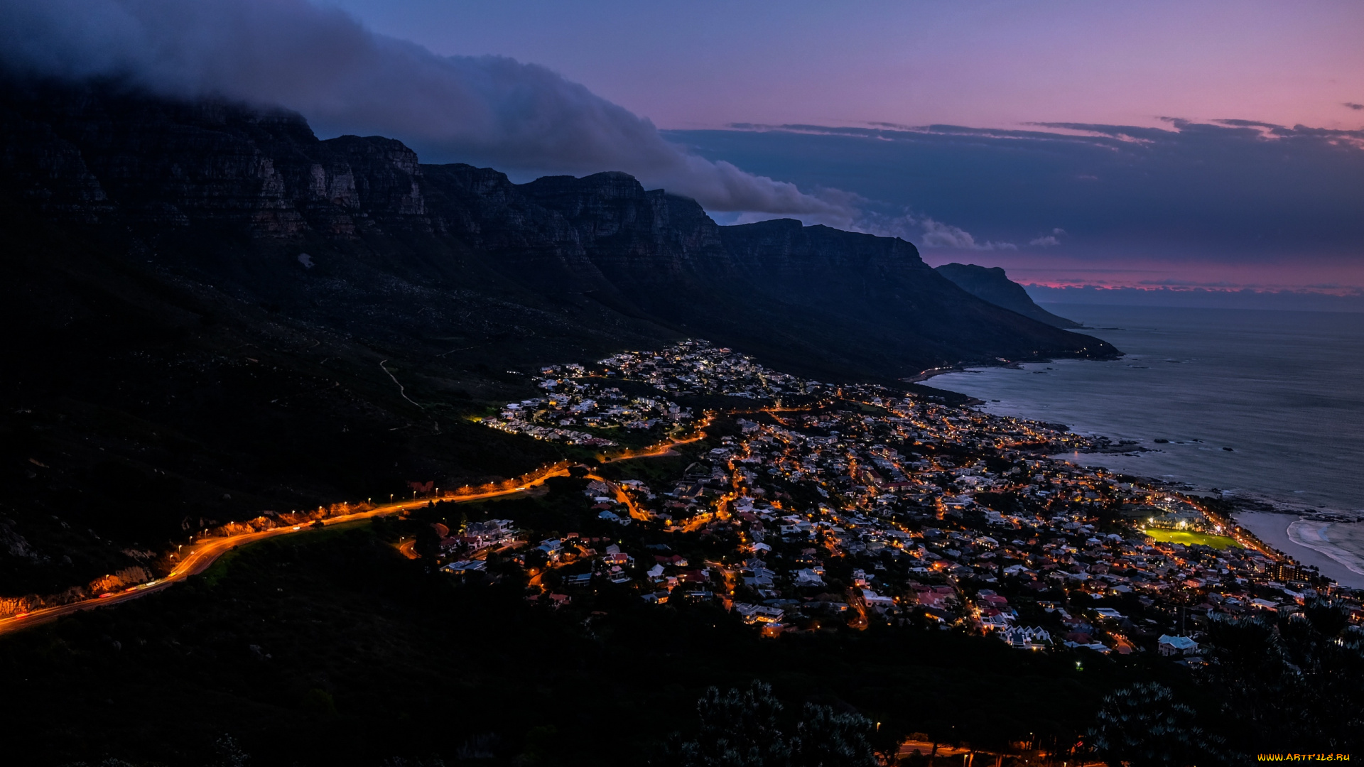 города, кейптаун, , юар, панорама