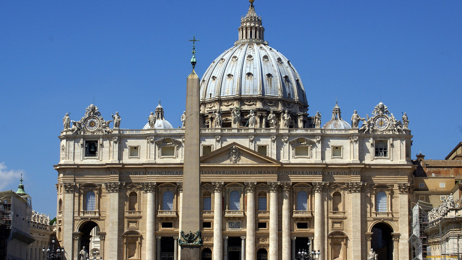 piazza, and, basilica, of, san, pietro, города, рим, , ватикан, , италия, piazza, and, basilica, of, san, pietro