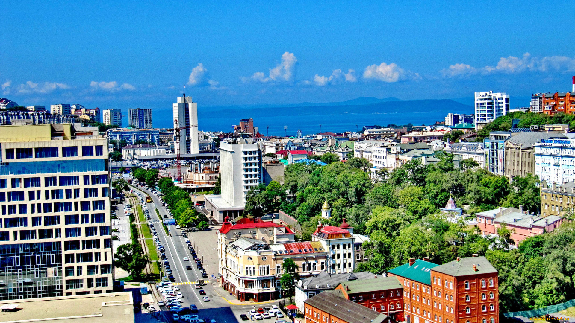 владивосток, города, -, улицы, , площади, , набережные, улица, россия, здания, город