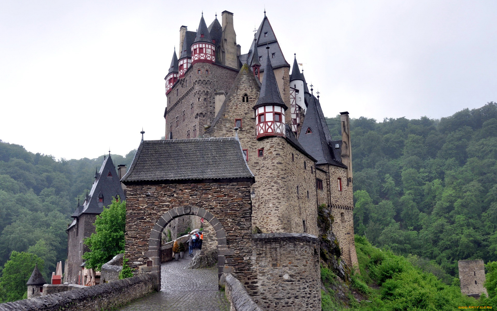 eltz, castle, города, замки, германии, eltz, castle