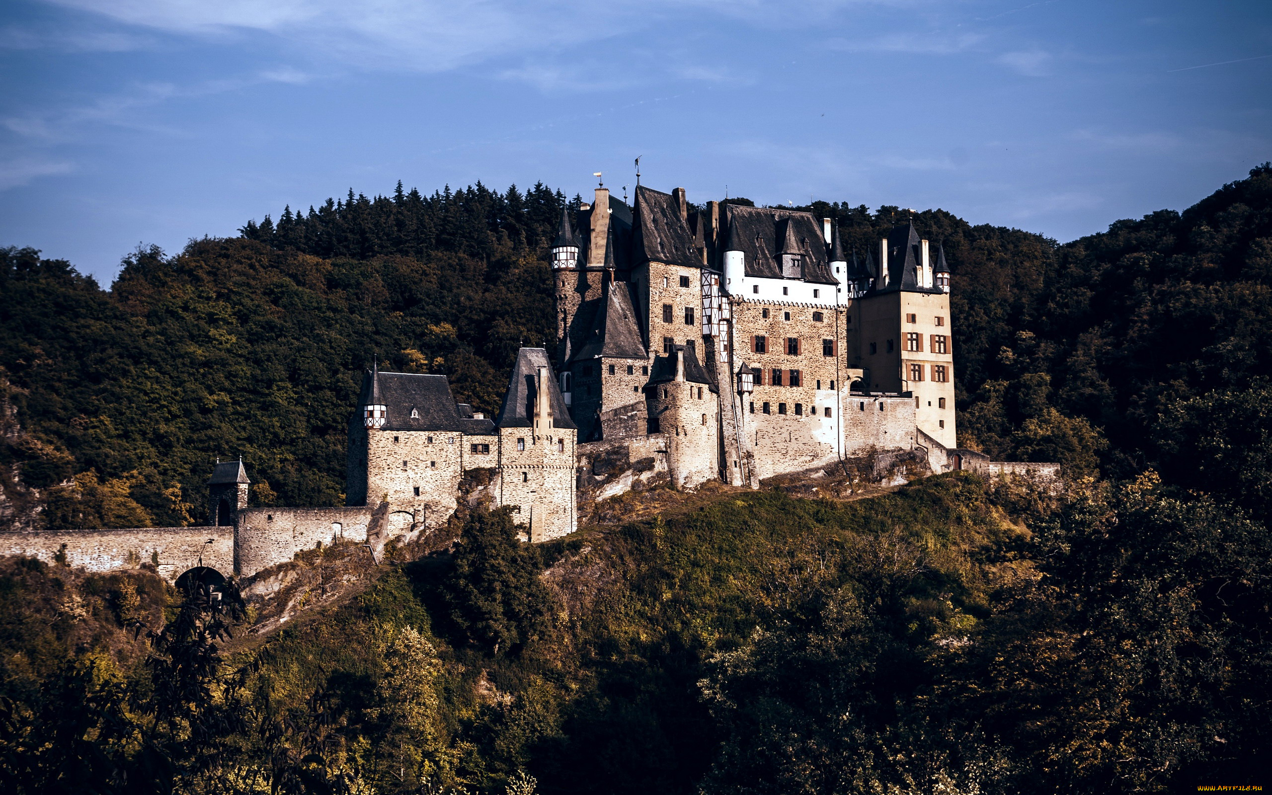 eltz, castle, города, замки, германии, eltz, castle
