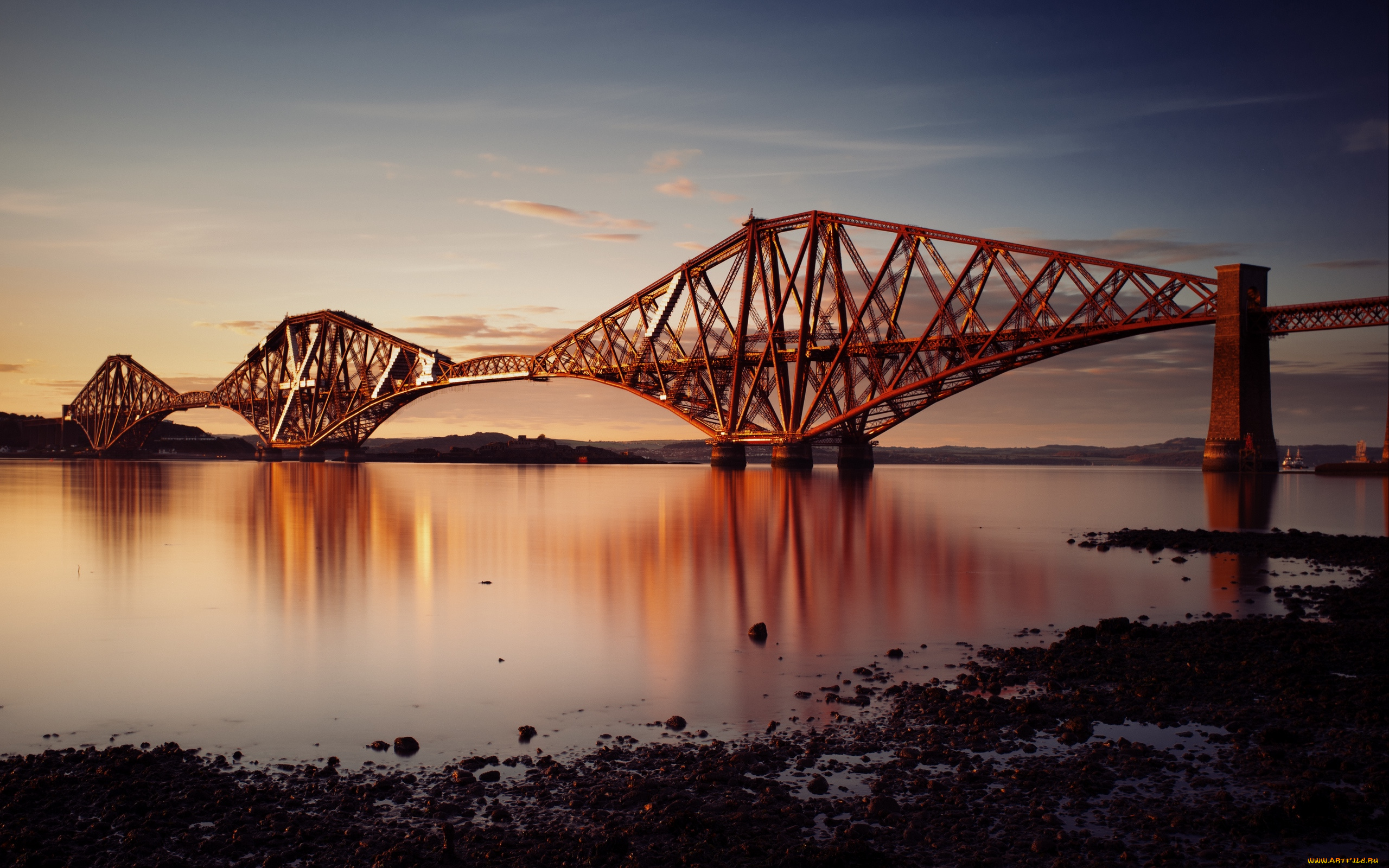 города, -, мосты, мост, река