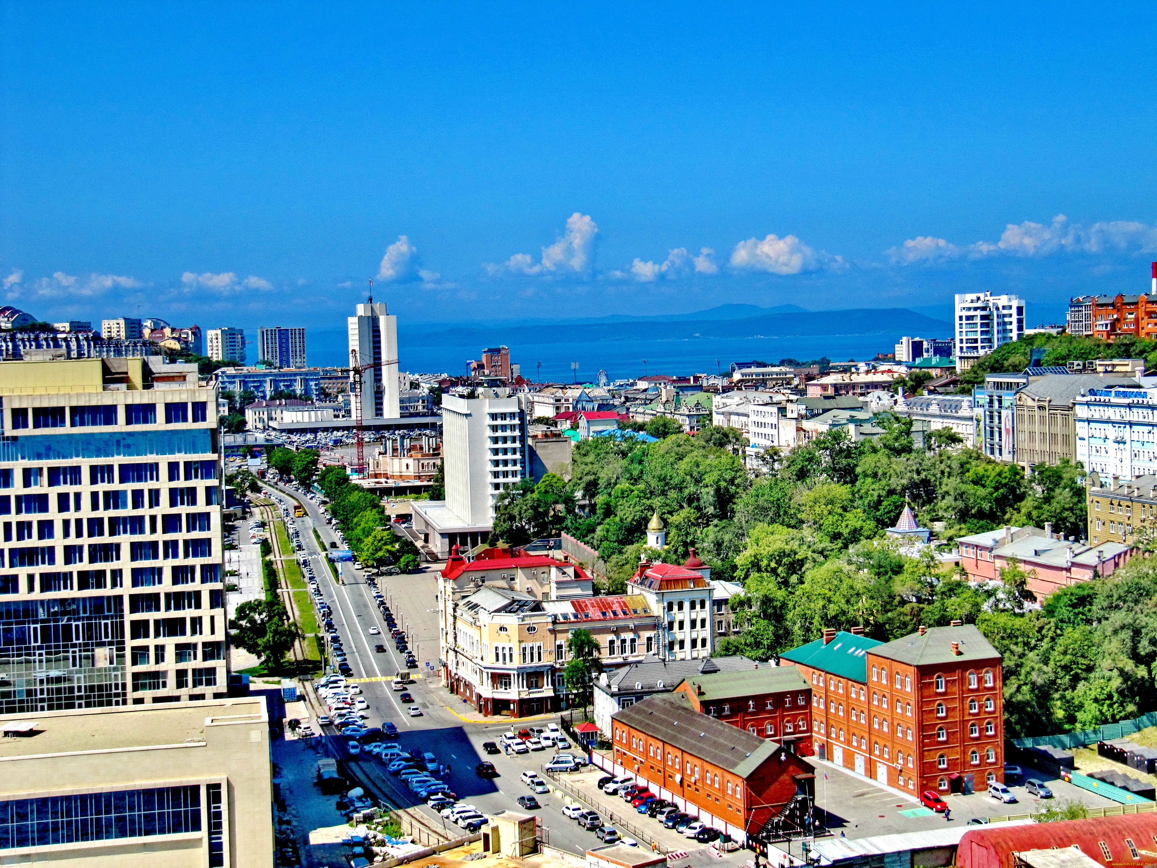 владивосток, города, -, улицы, , площади, , набережные, улица, россия, здания, город
