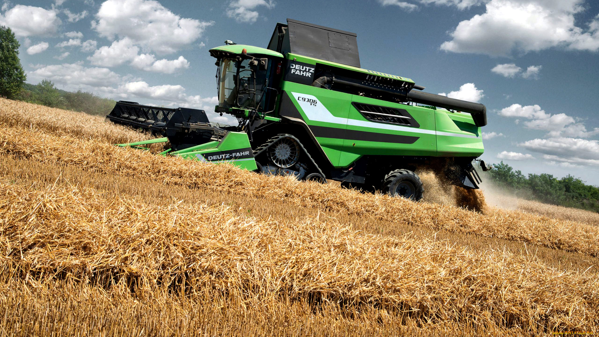 техника, комбайны, deutz, fahr