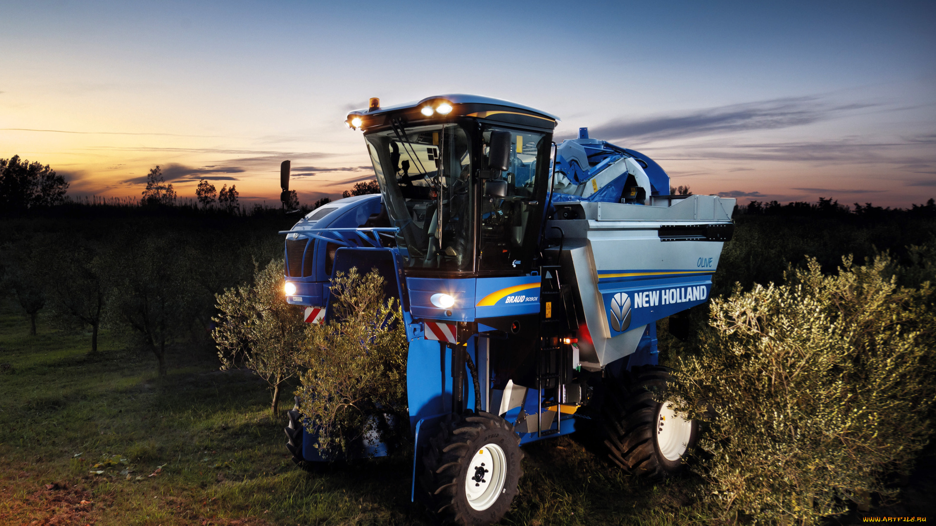 техника, комбайны, new, holland