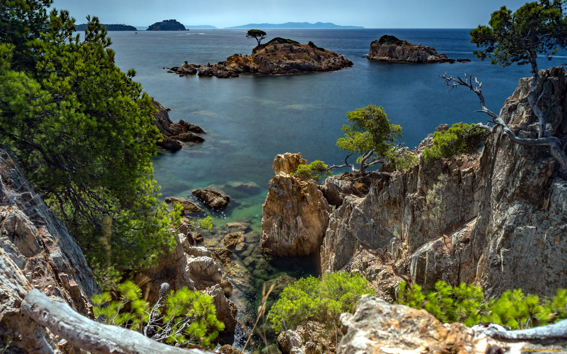 mediterranean, sea, azure, coast, france, природа, побережье, mediterranean, sea, azure, coast