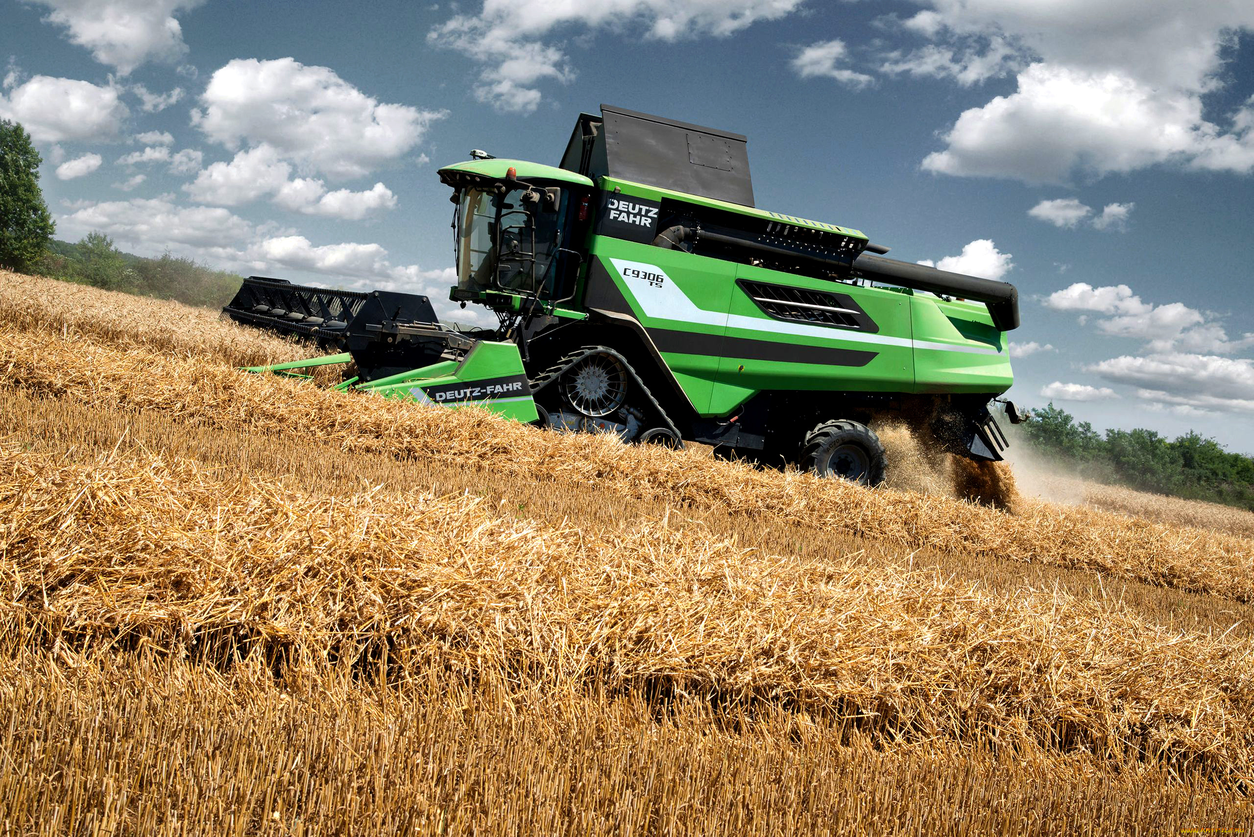 техника, комбайны, deutz, fahr