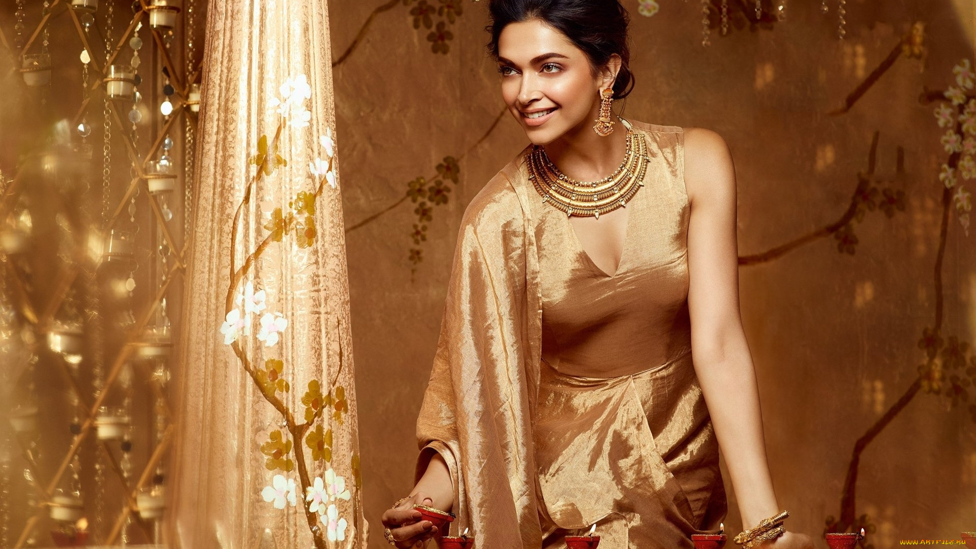 девушки, deepika, padukone, бижутерия