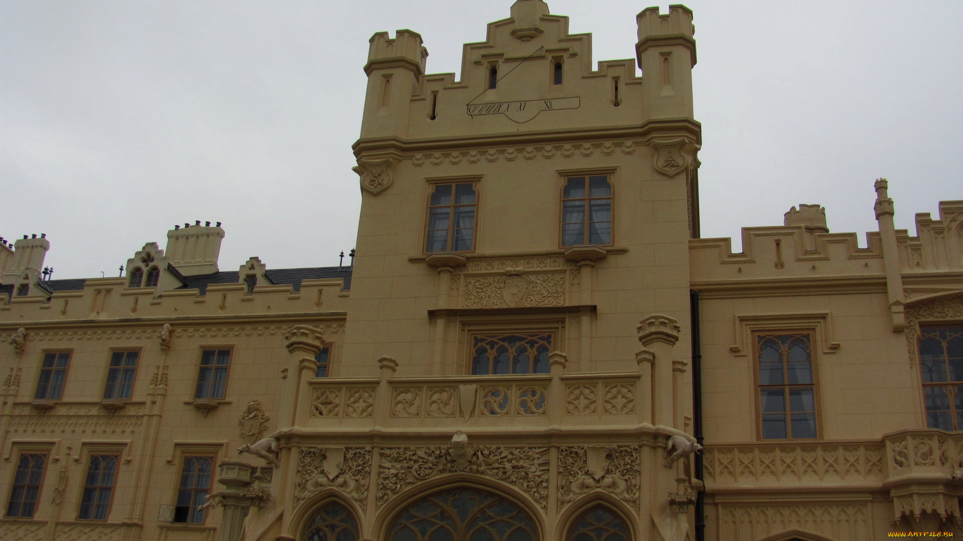 lednice, castle, города, замок, леднице, , чехия, lednice, castle