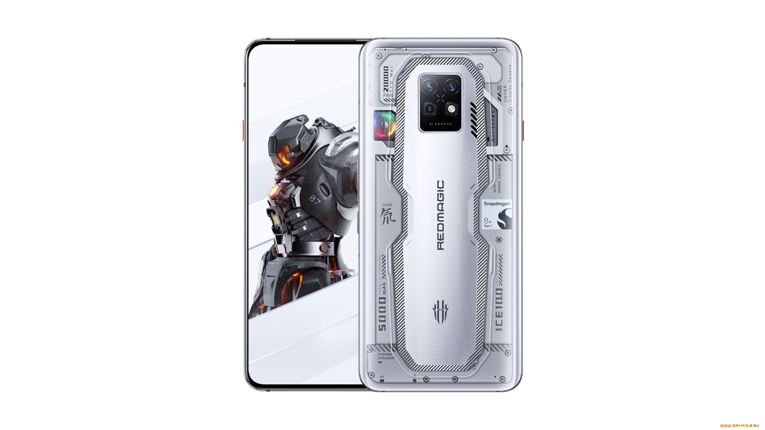 бренды, -, другое, фон, обои, белый, электроника, картинка, гаджет, новинка, новый, смартфон, picture, telephone, на, рабочий, стол, smartphone, nubia, red, magic, 7, pro