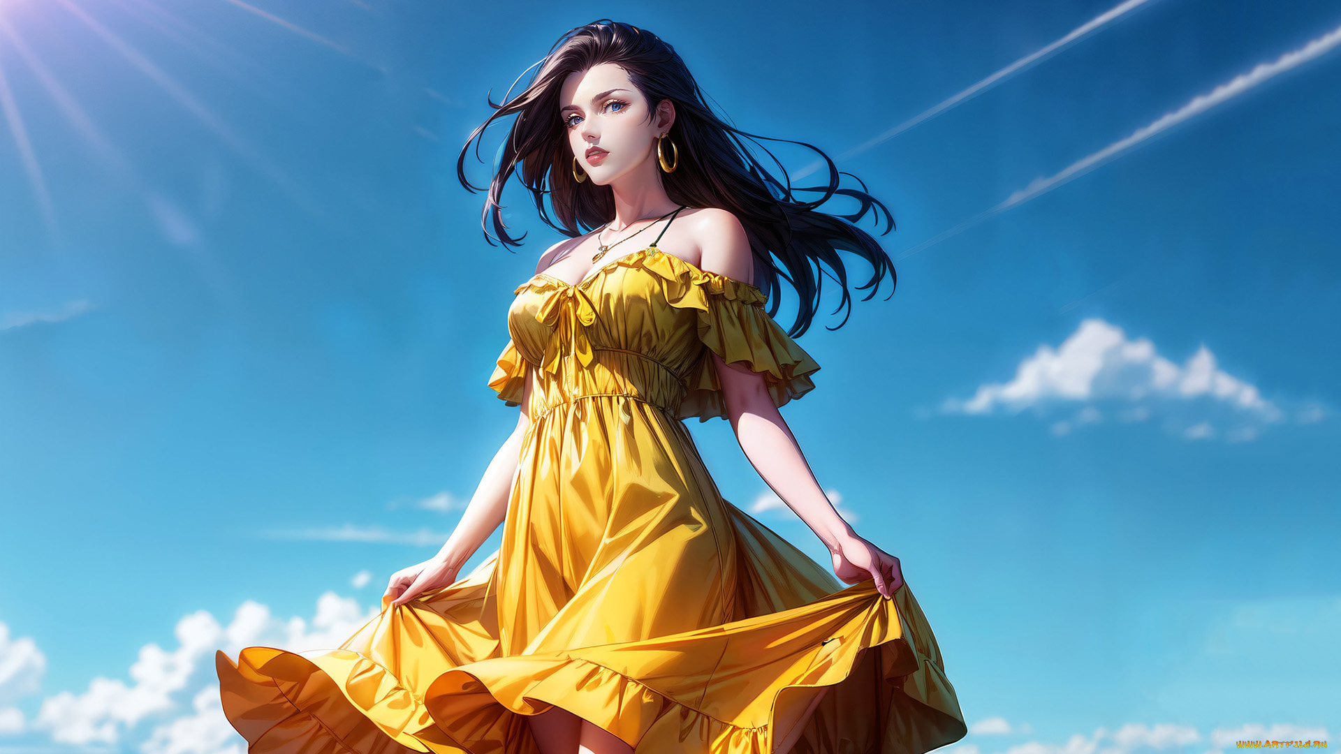 аниме, пейзажи, , природа, нейросети, графика, нейроарт, ai, art, нейронные, сети, рисунки, нейро, искусство