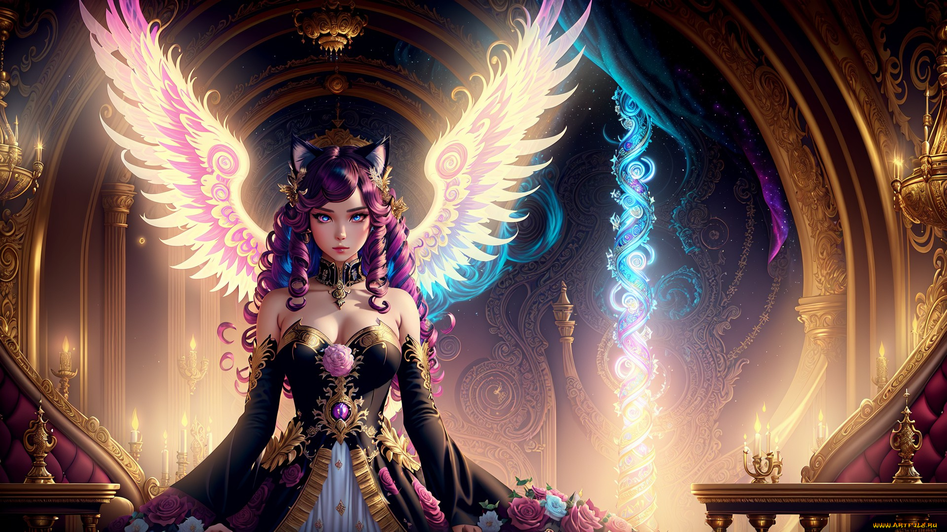 фэнтези, ангелы, нейросети, графика, нейроарт, ai, art, нейронные, сети, рисунки, нейро, искусство