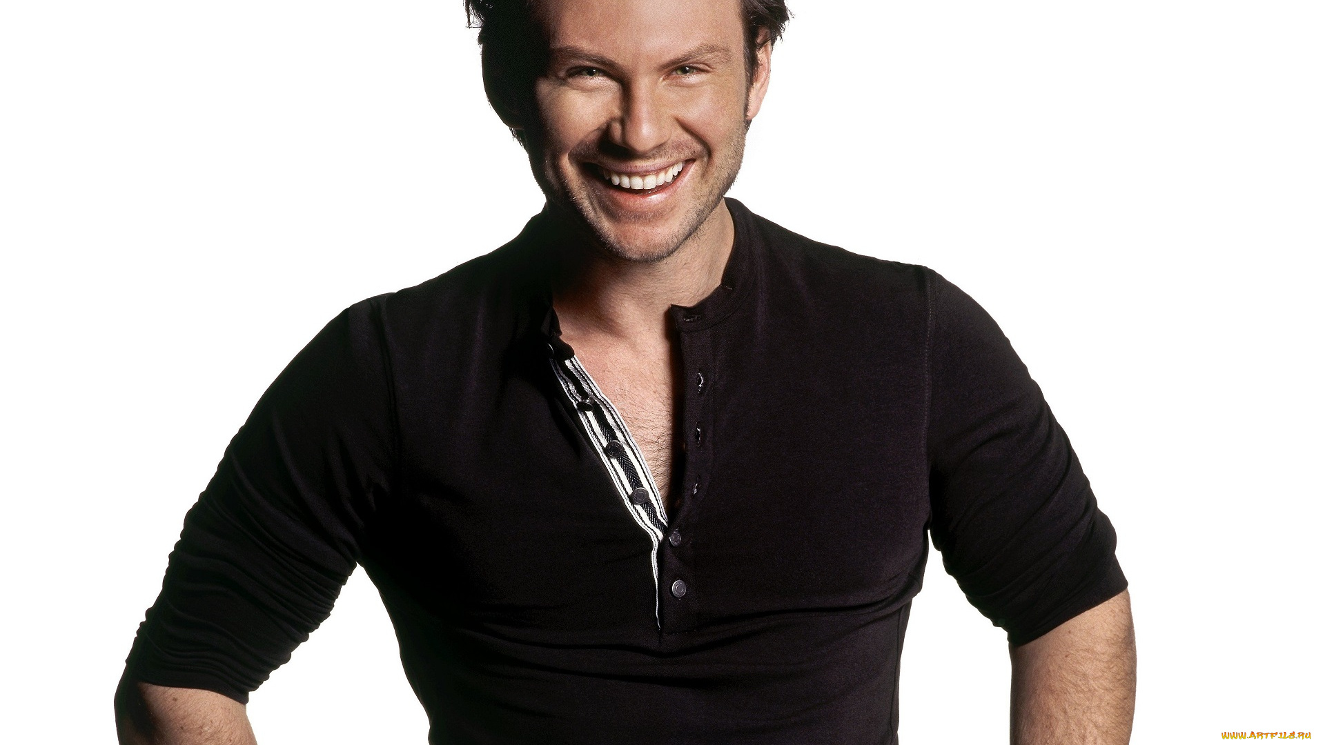 мужчины, christian, slater, актер, рубашка