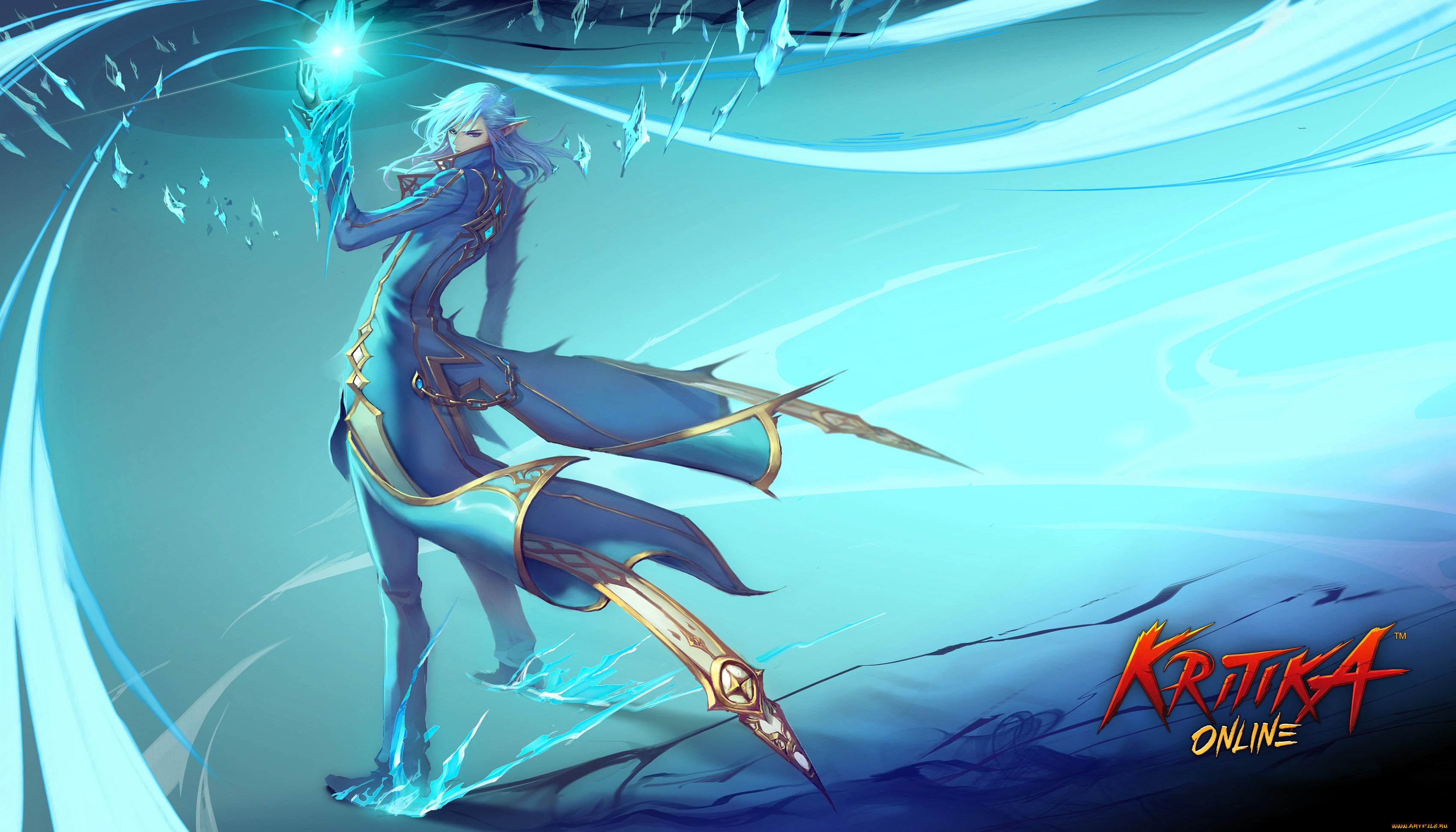 видео, игры, kritika, online, эльф, маг, магия