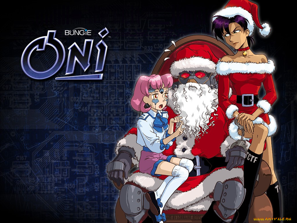 аниме, merry, chrismas, winter