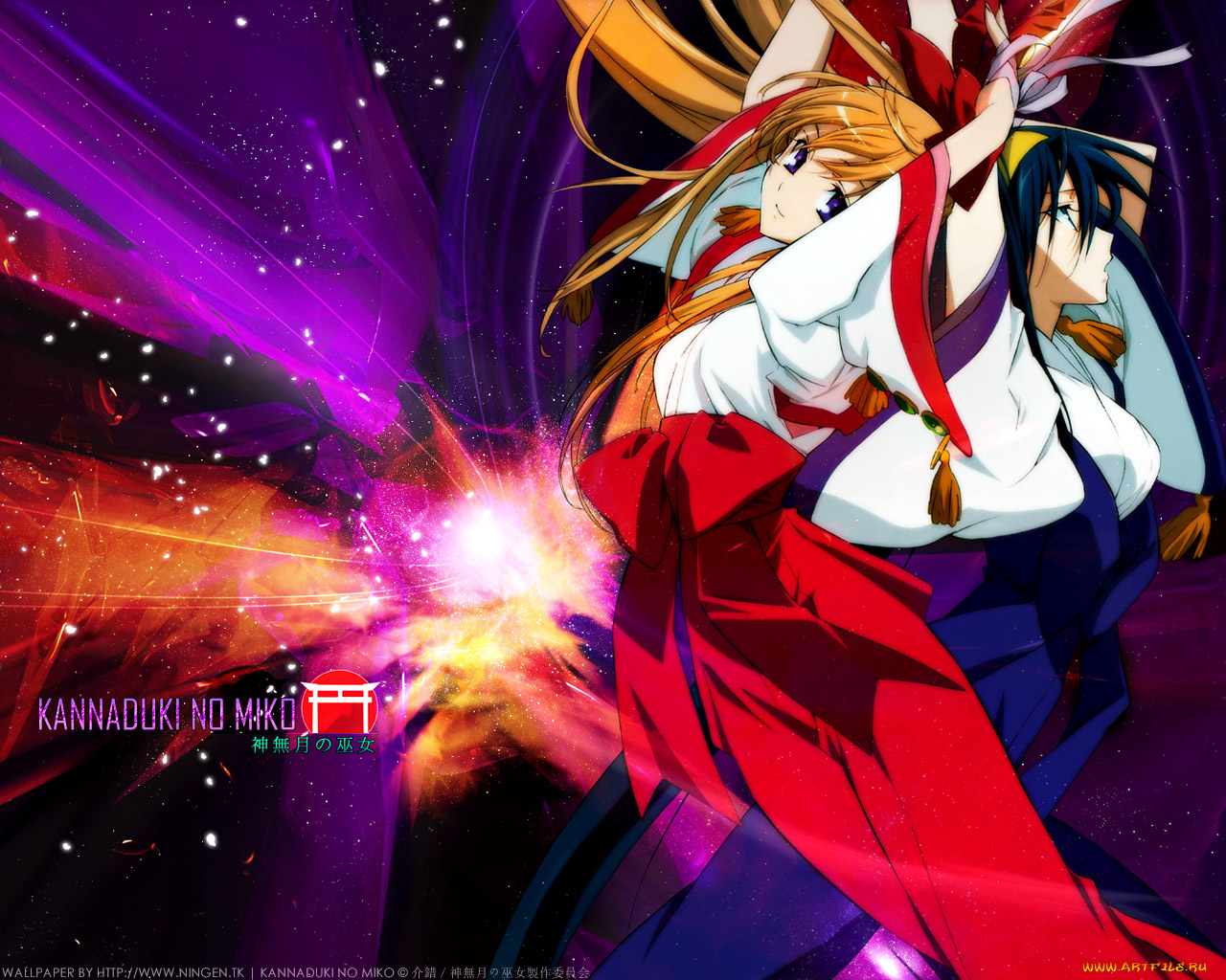 аниме, kannaduki, no, miko