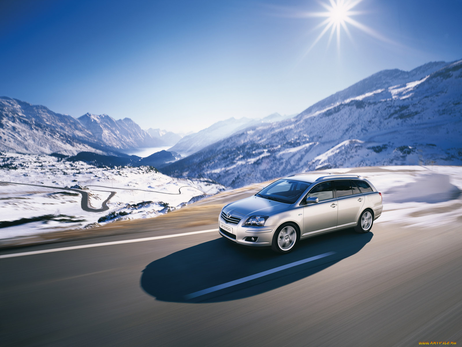 toyota, avensis, автомобили