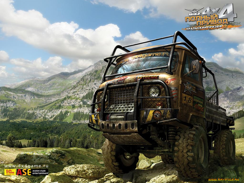 видео, игры, полный, привод, уаз, 4х4