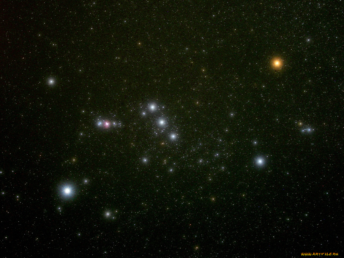 созвездие, ориона, космос, звезды, созвездия