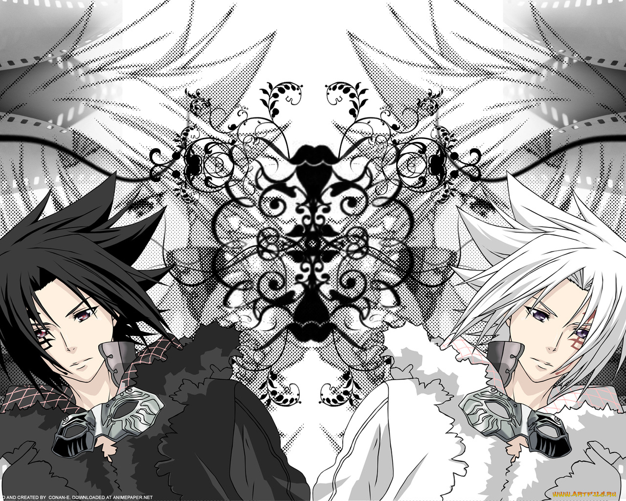 аниме, gray, man