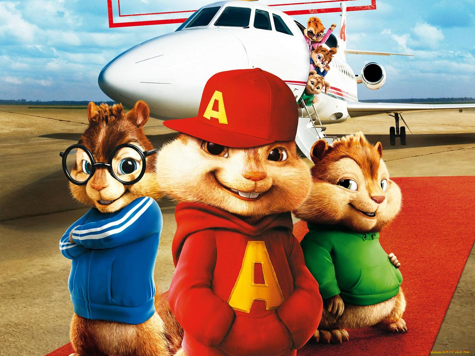 элвин, бурундуки, мультфильмы, alvin, and, the, chipmunks, squeakquel