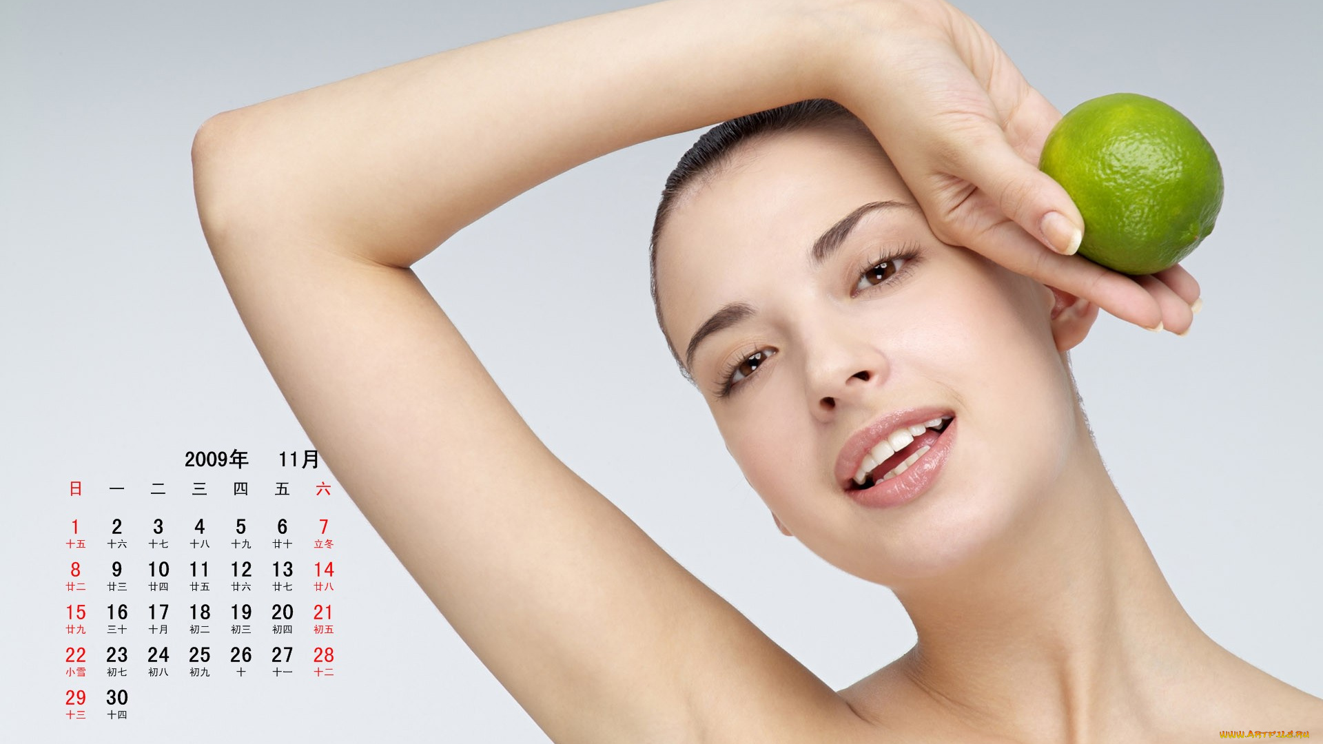 календари, девушки