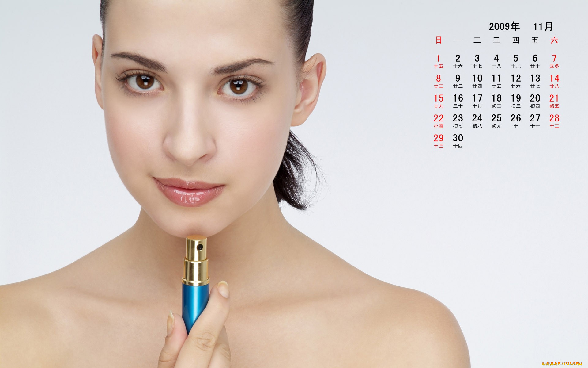 календари, девушки