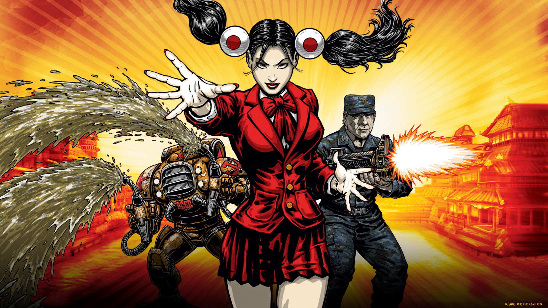 command, conquer, red, alert, uprising, видео, игры