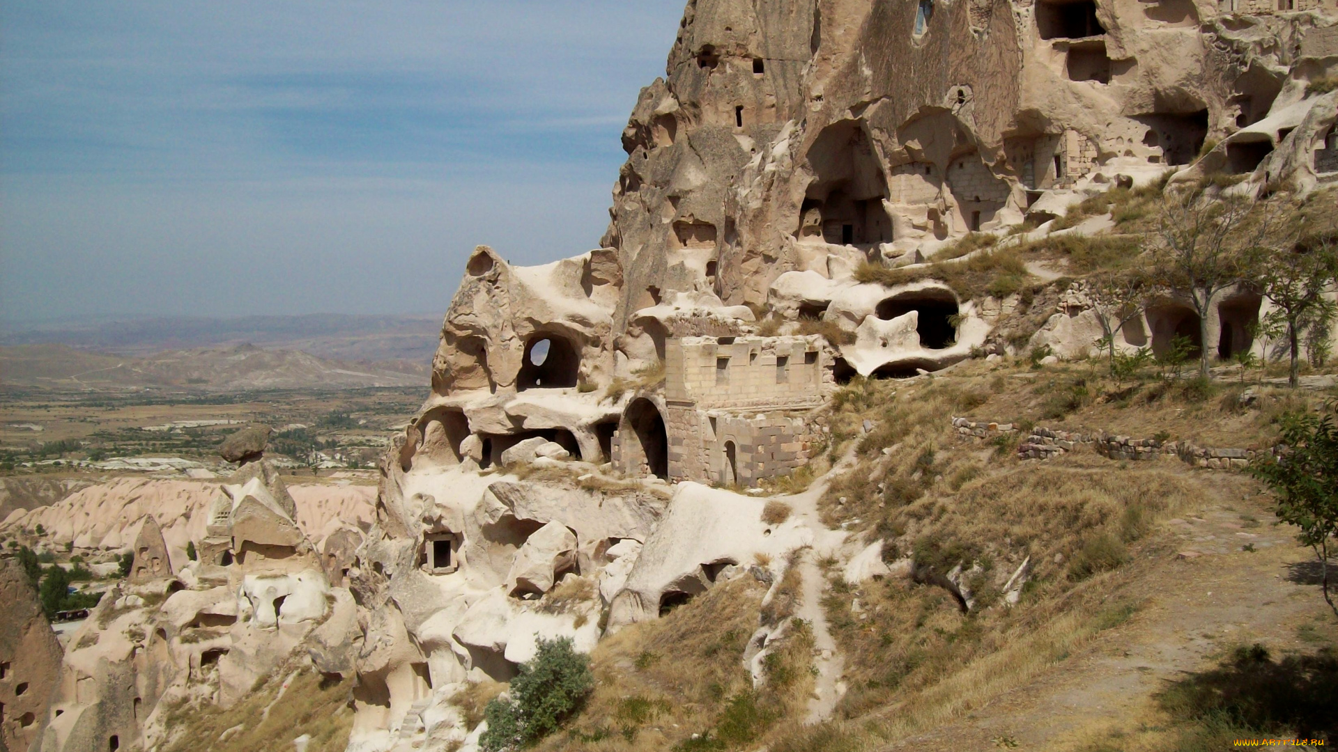 кападокия, турция, природа, горы