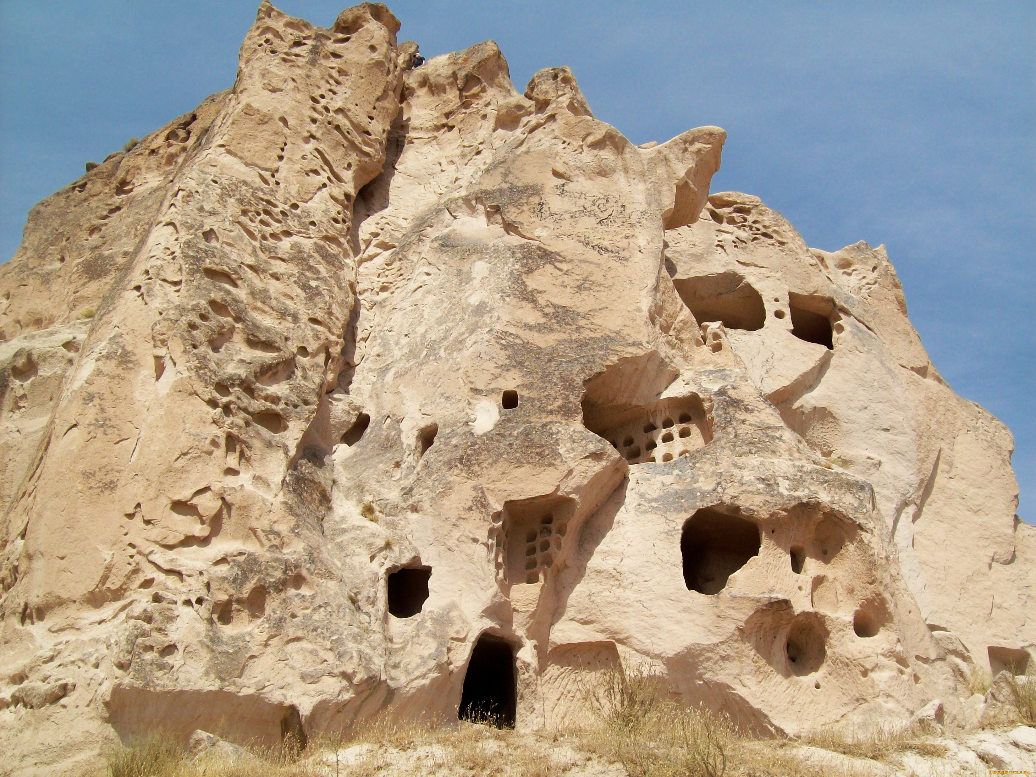 кападокия, турция, природа, горы