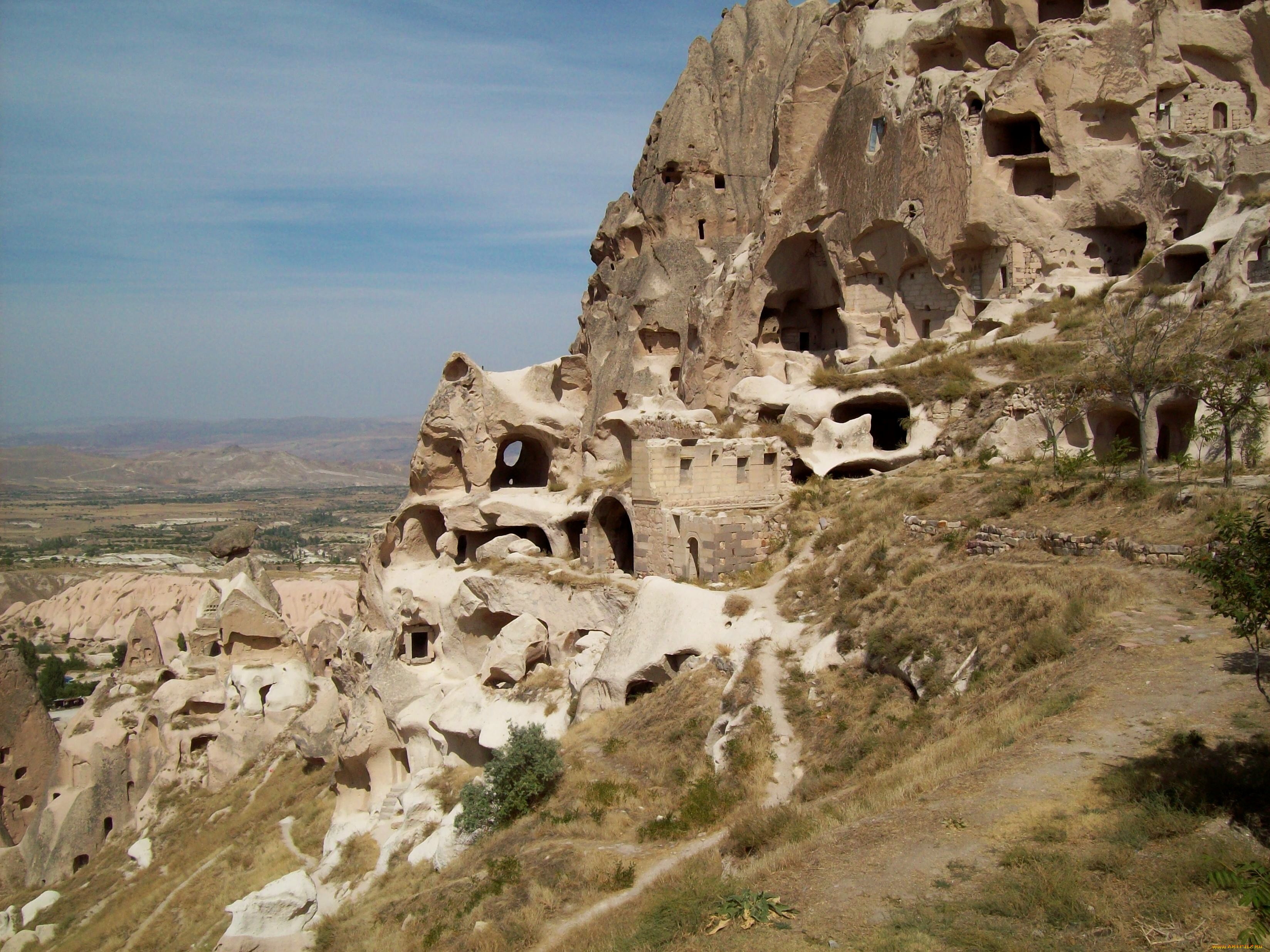 кападокия, турция, природа, горы