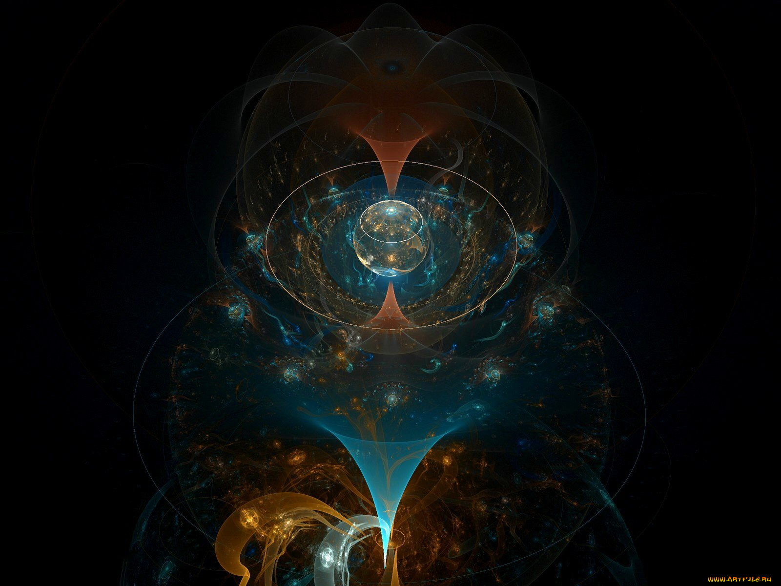 3д, графика, fractal, фракталы, узор