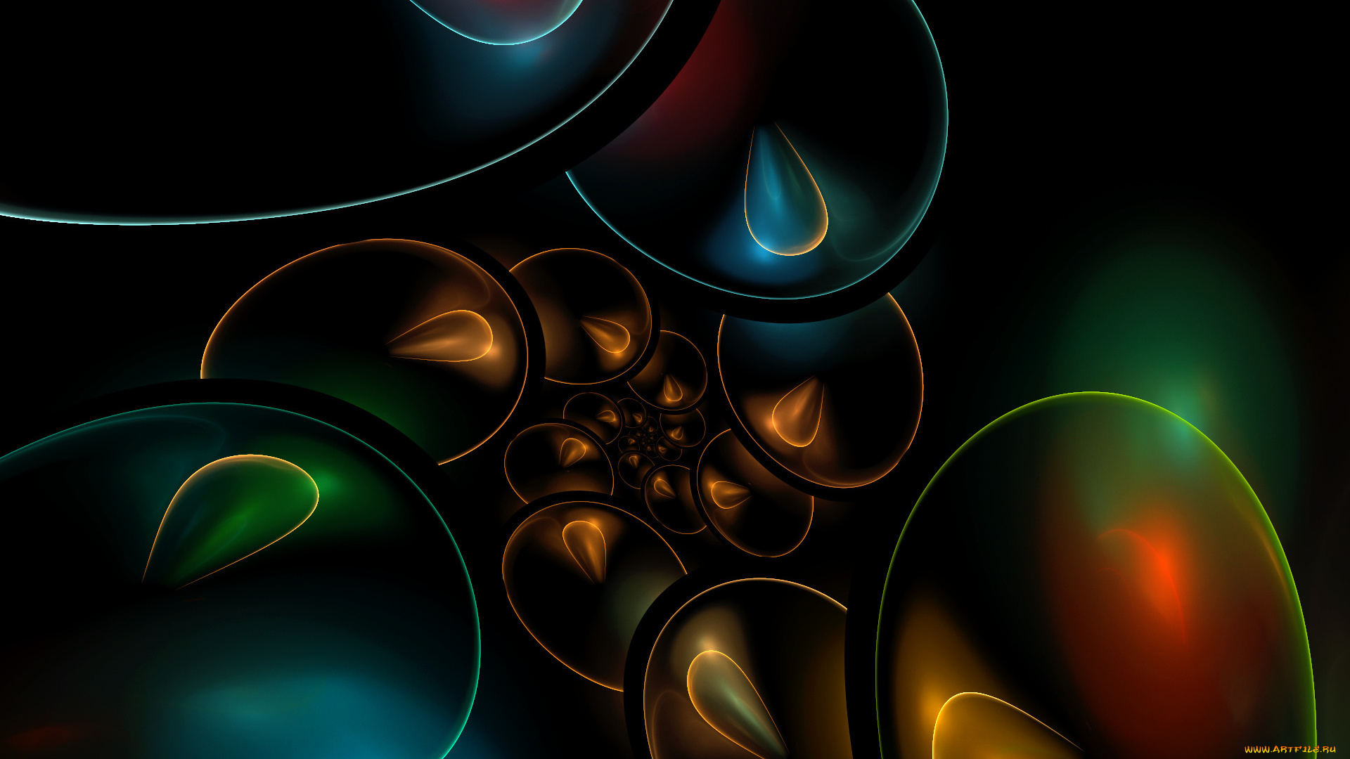 3д, графика, fractal, фракталы, узор, фон