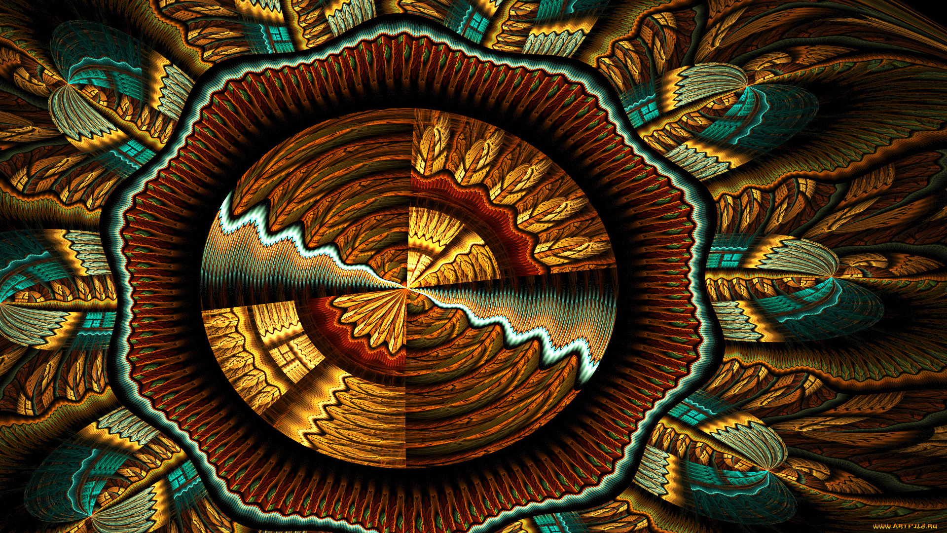 3д, графика, fractal, фракталы, узор, фон