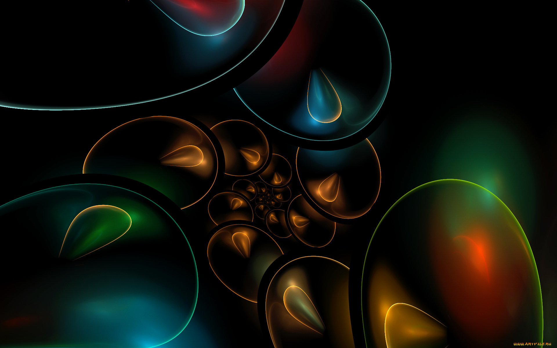 3д, графика, fractal, фракталы, узор, фон