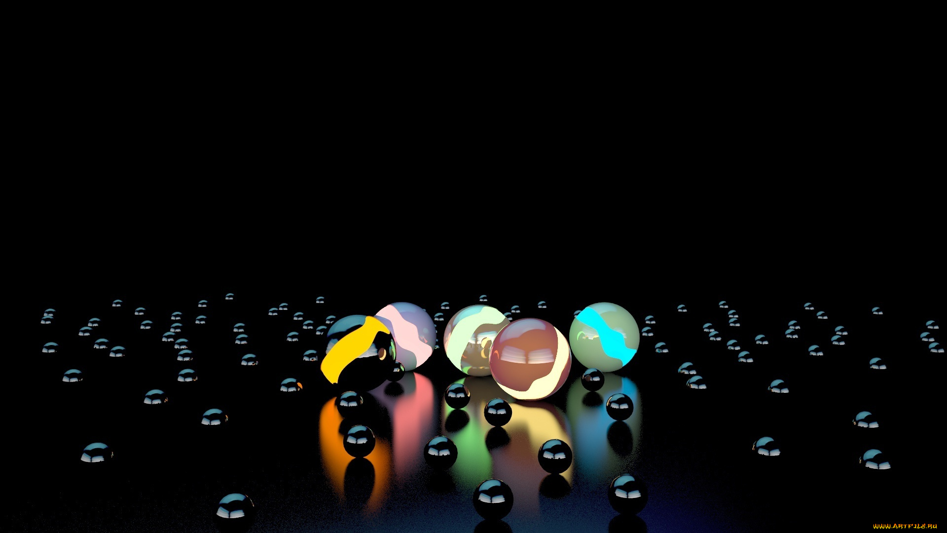 3д, графика, другое, сферы, шары