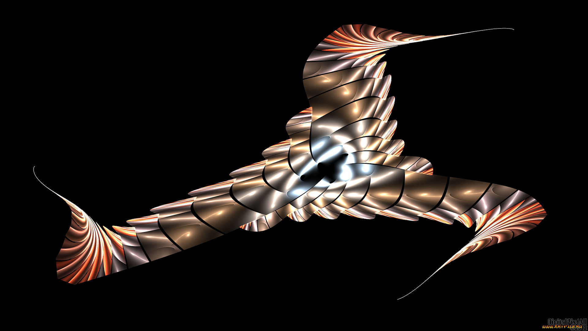 3д, графика, fractal, фракталы, узор, фон