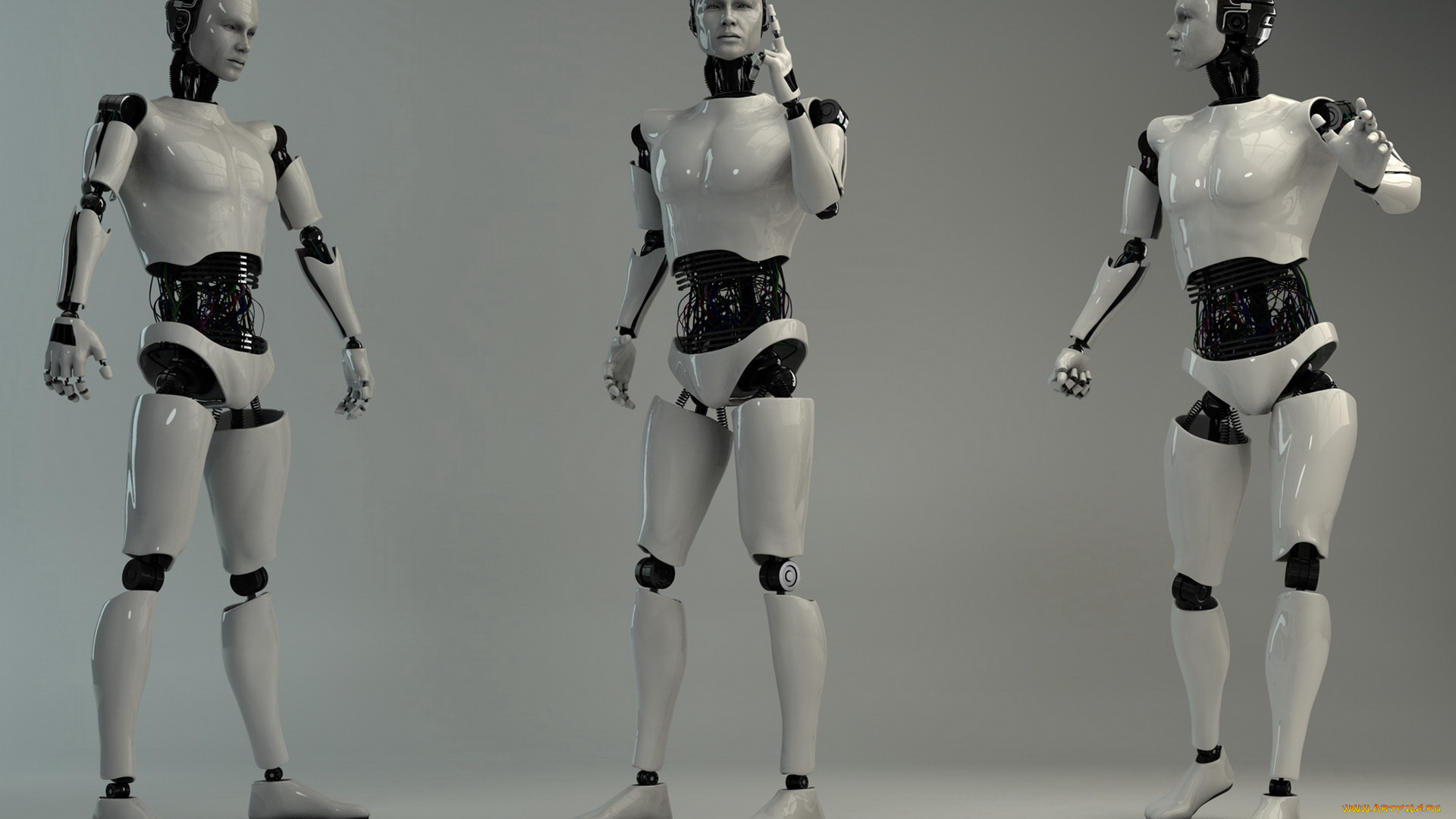 3д, графика, modeling, моделирование, роботы