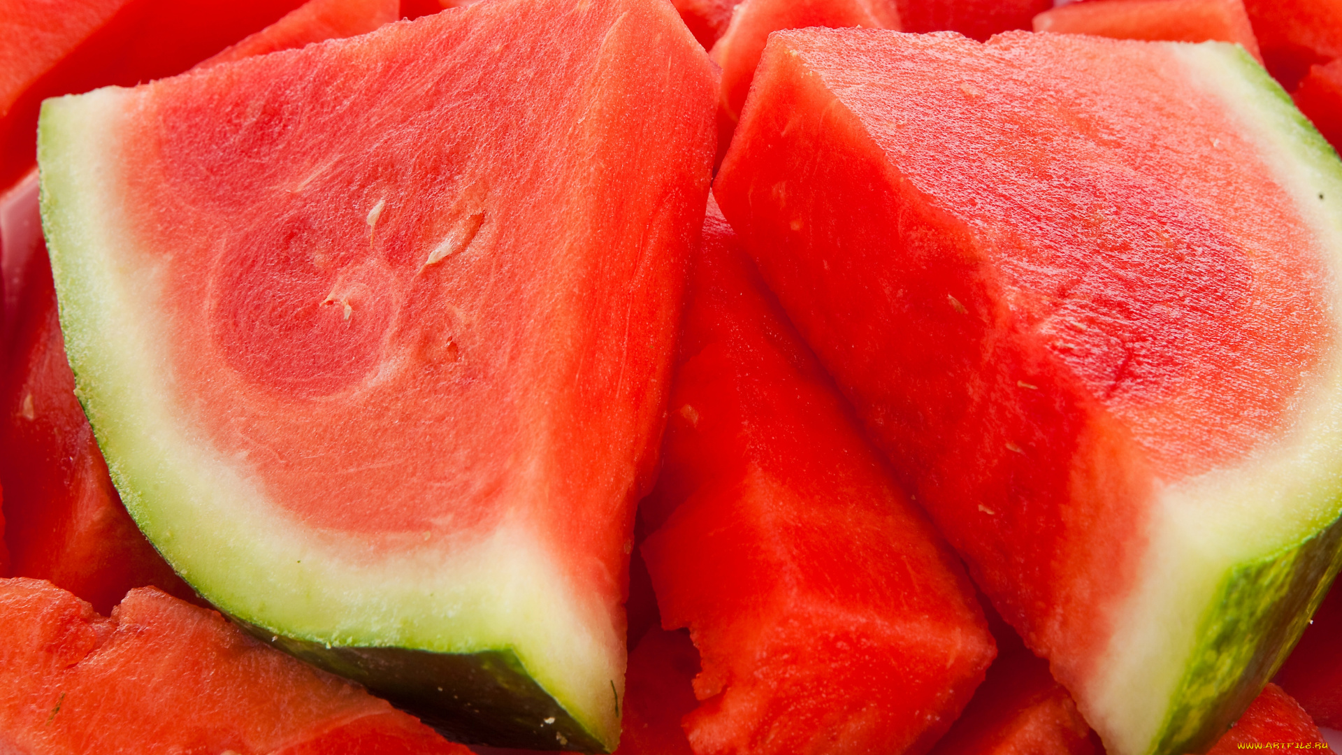 еда, арбуз, мякоть