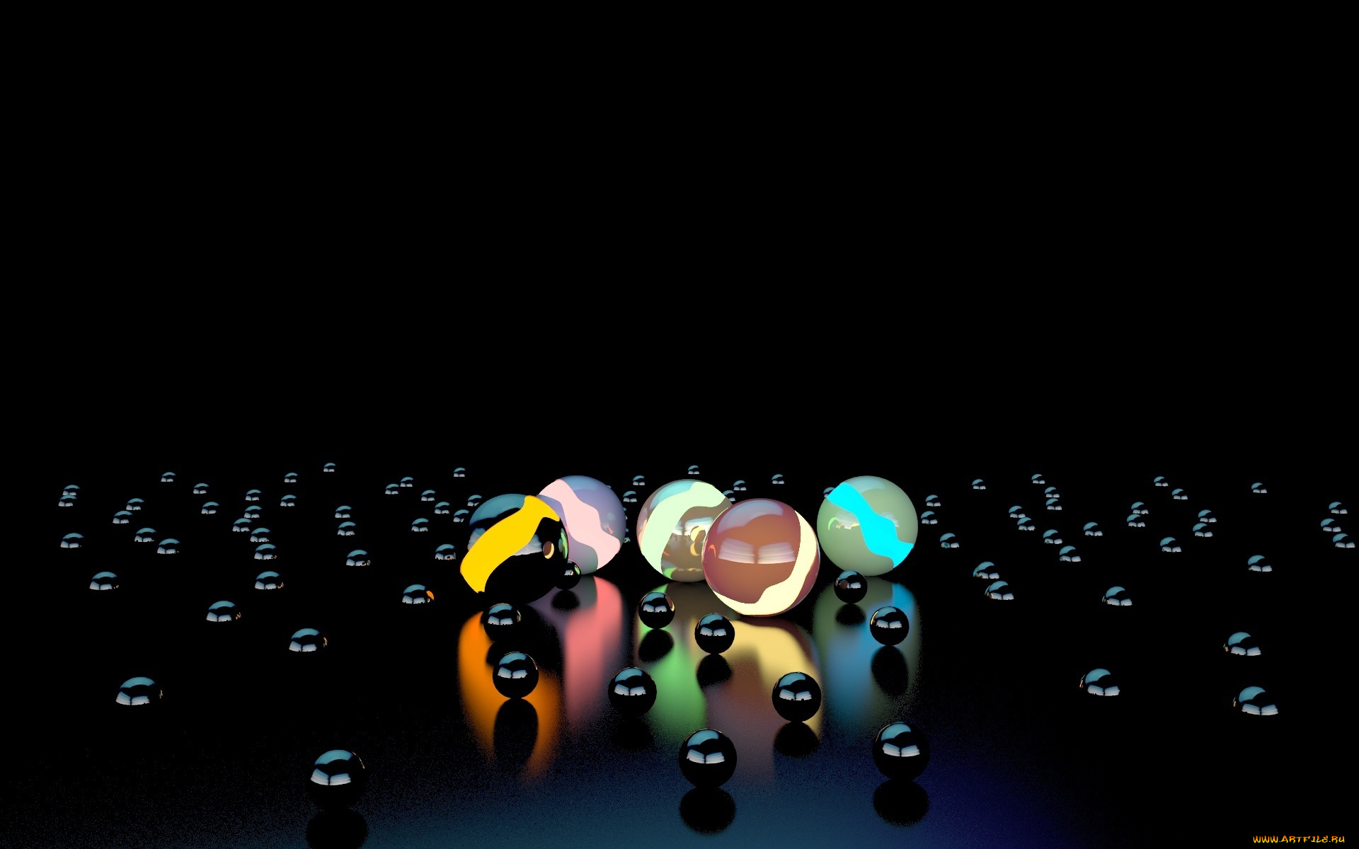 3д, графика, другое, сферы, шары