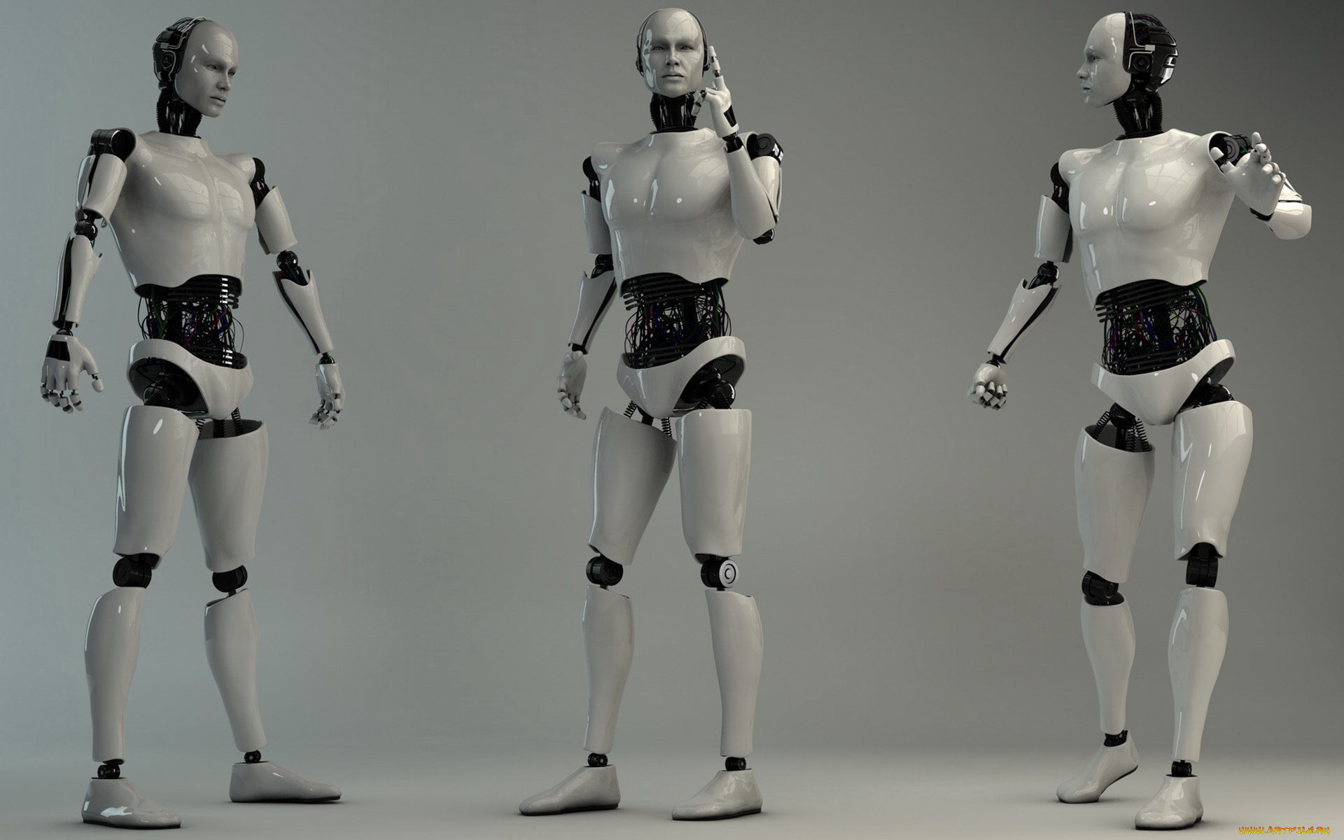 3д, графика, modeling, моделирование, роботы