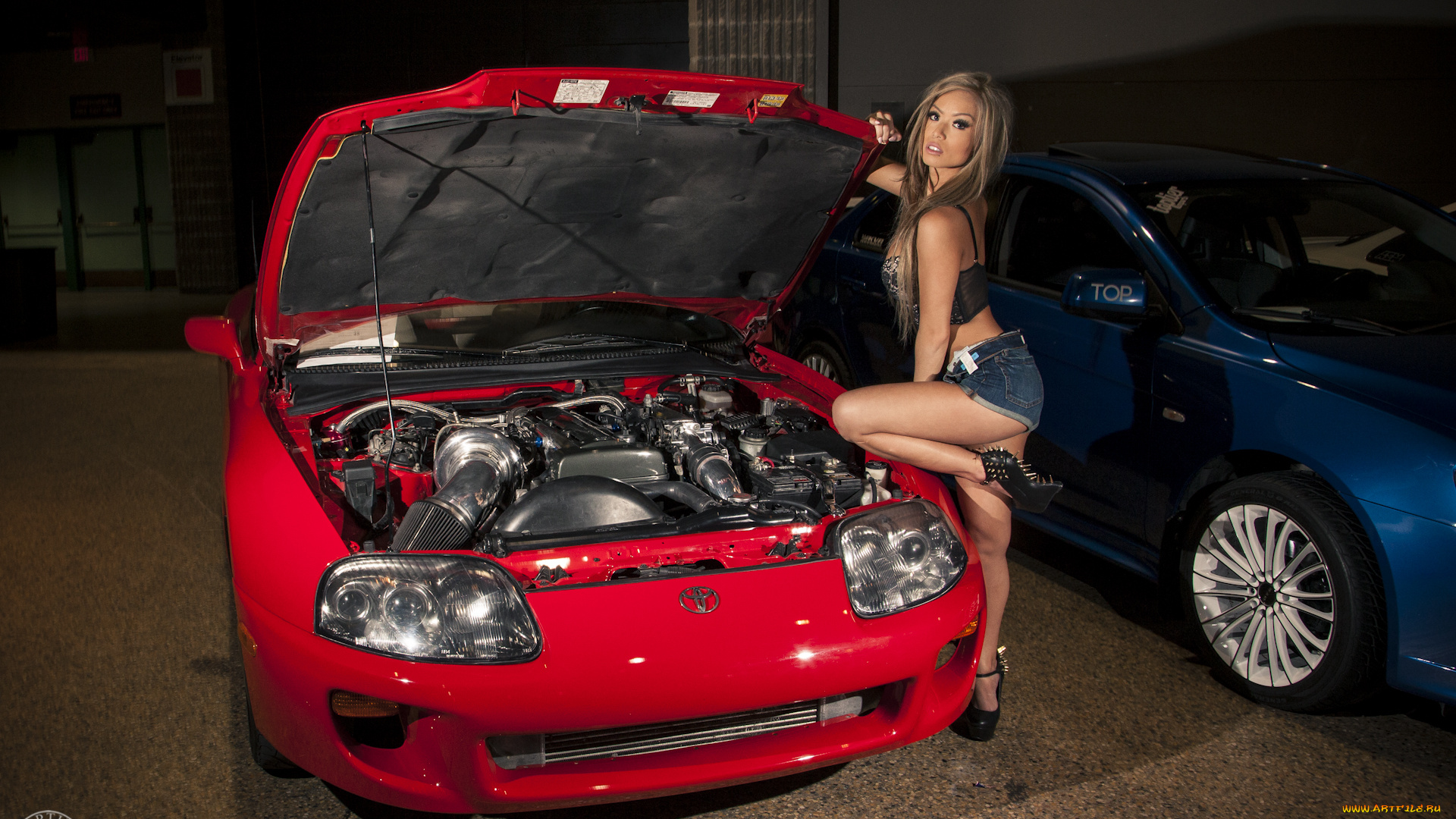 автомобили, авто, девушками, donnah, pham, toyota, supra