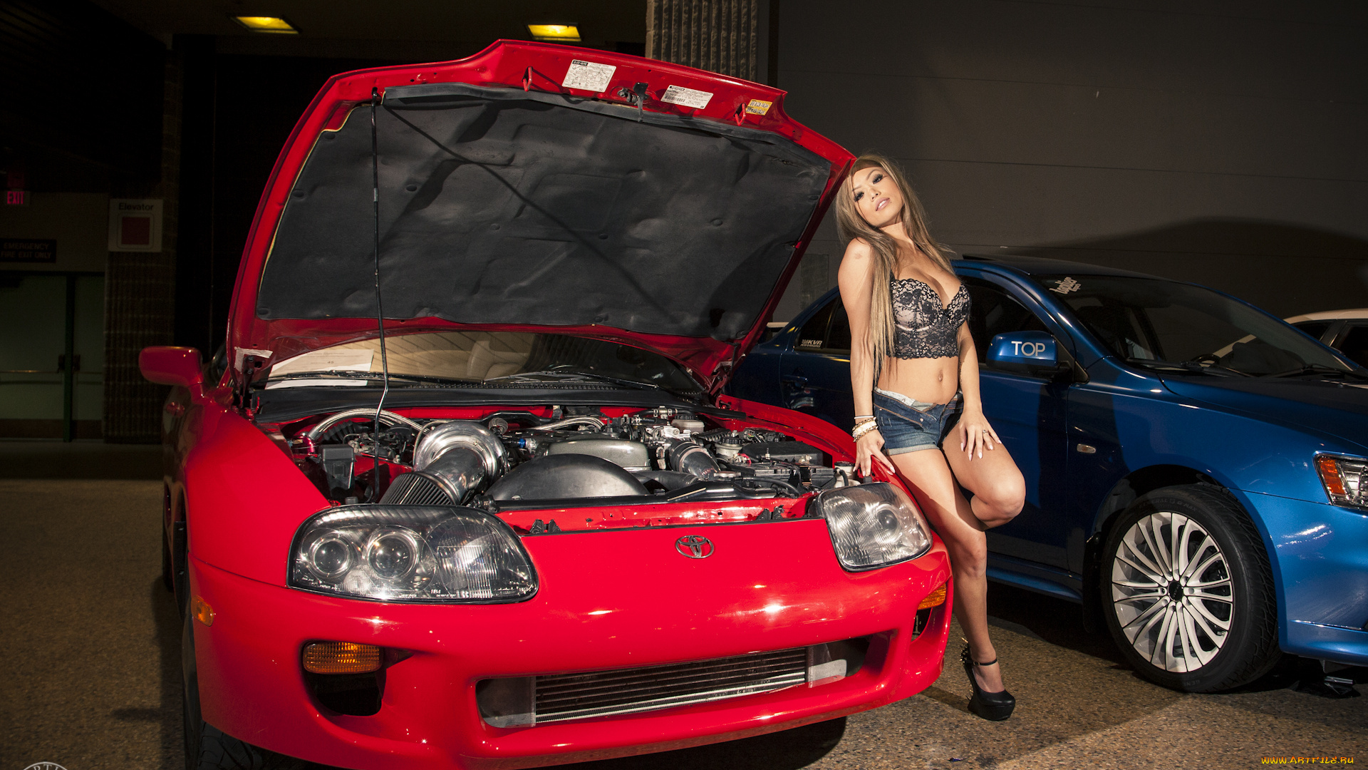 автомобили, авто, девушками, donnah, pham, toyota, supra