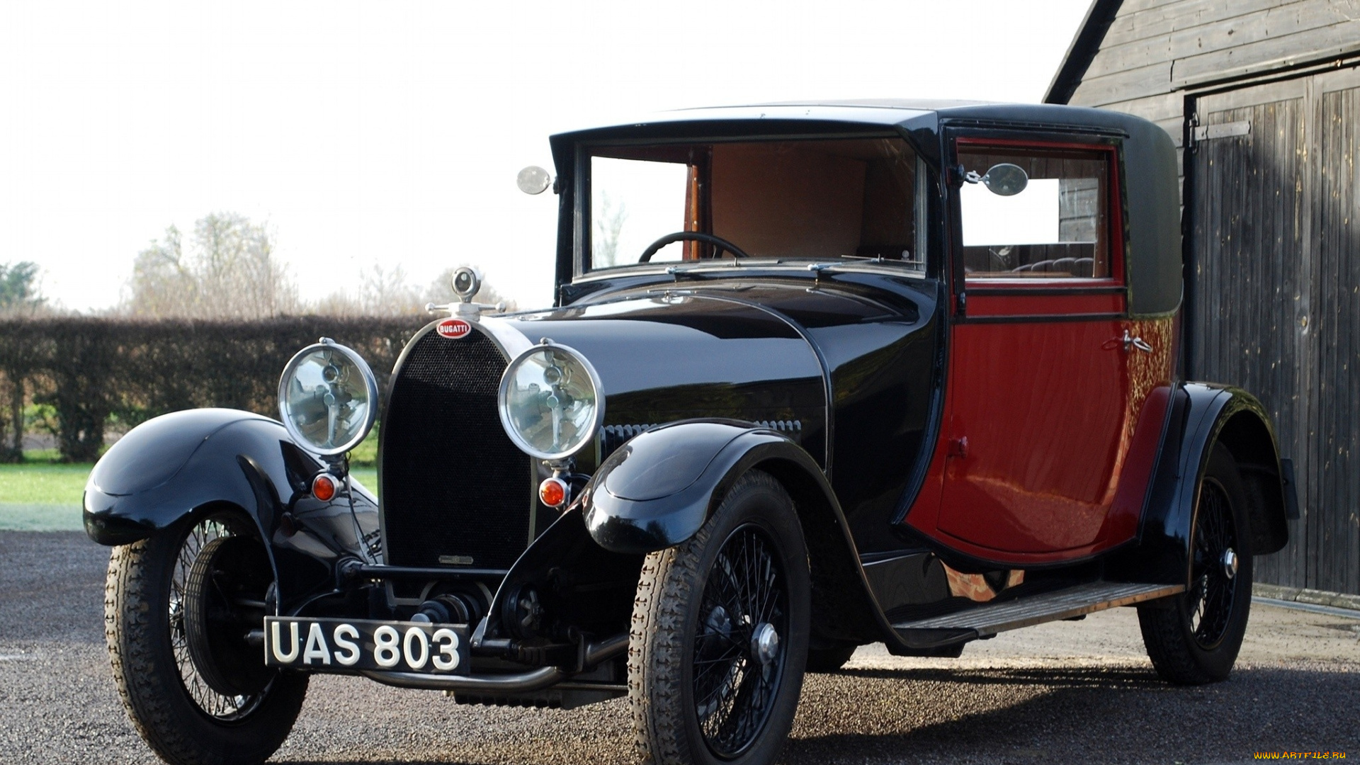 автомобили, классика, ретро, автомобиль, сарай, небо