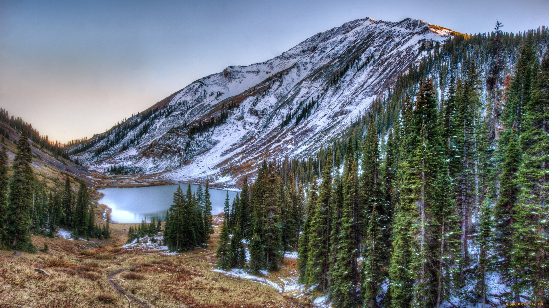 emerald, lake, san, juan, national, forest, colorado, природа, реки, озера, колорадо, rocky, mountains, озеро, эмеральд, лес, скалистые, горы, деревья