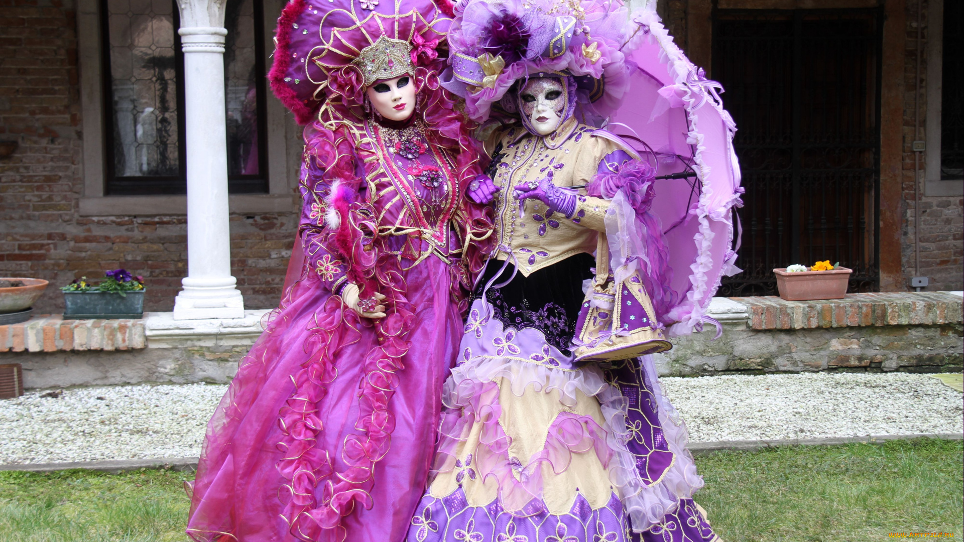 разное, маски, карнавальные, костюмы, карнавал, венеция