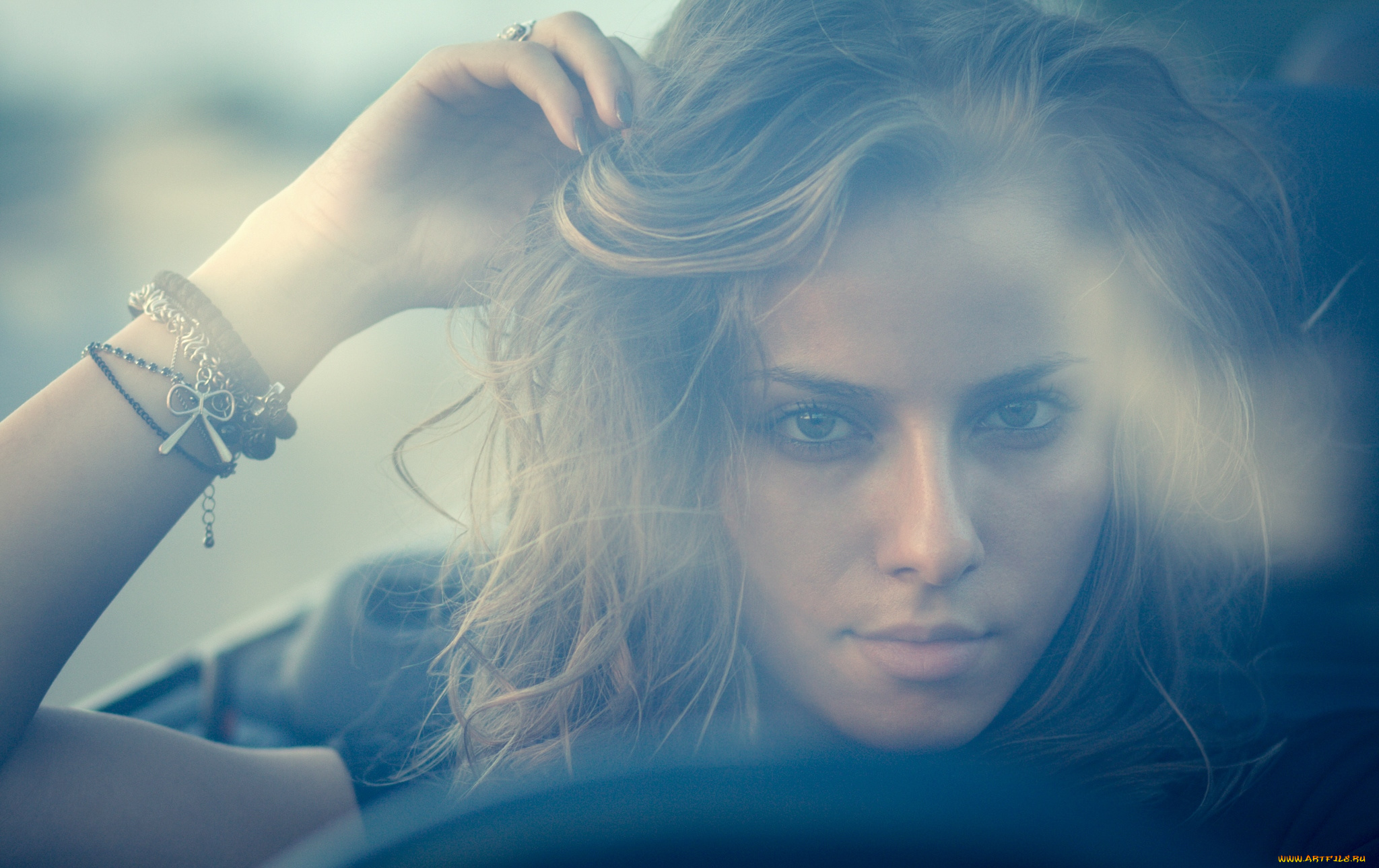 -Unsort, Блондинки, девушки, unsort, блондинки, лицо, браслет