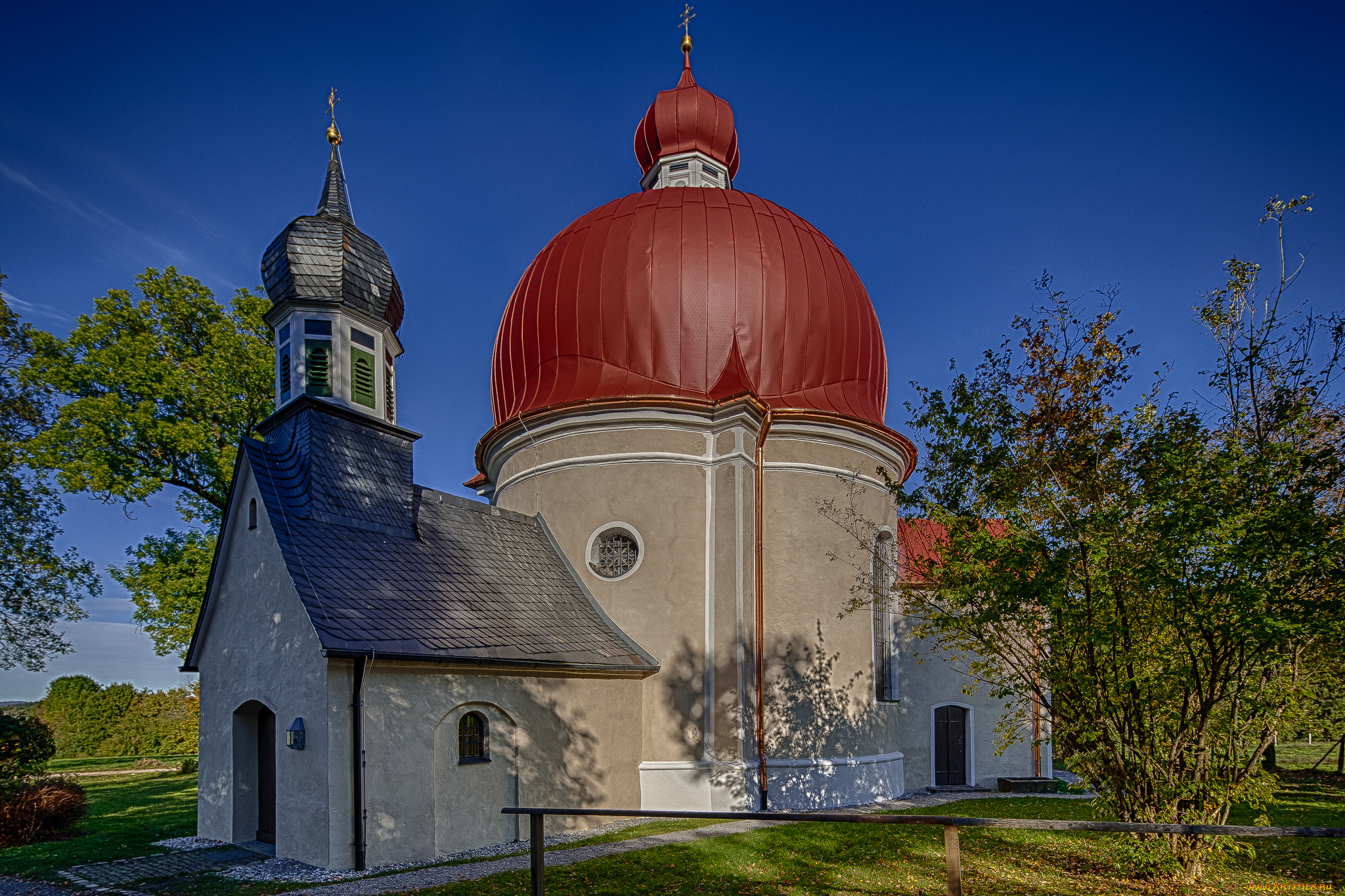 heuwinklkapelle, chapel, iffeldorf, bavaria, germany, города, православные, церкви, монастыри, церковь, германия, бавария, иффельдорф