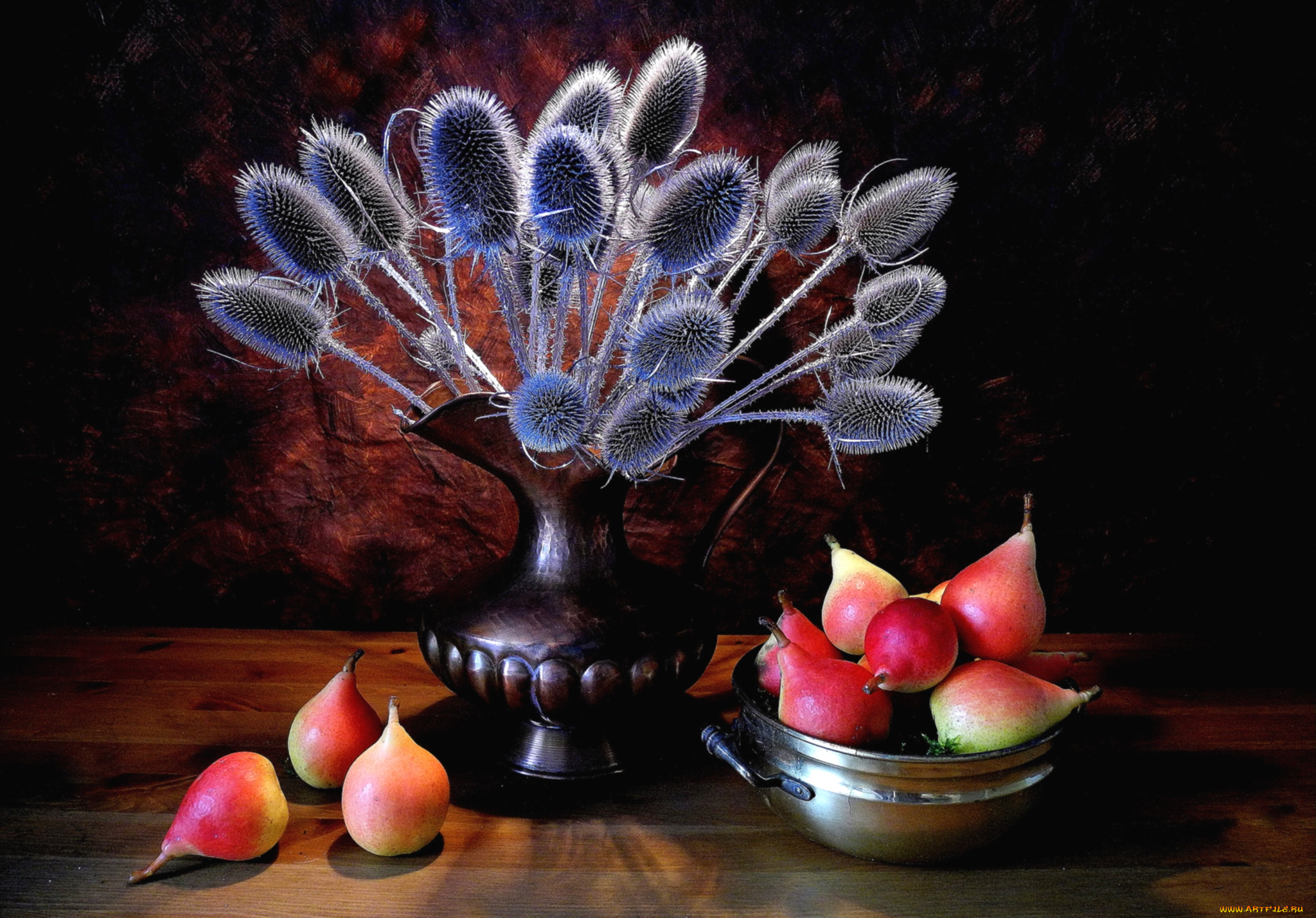 еда, груши, плоды, колючки